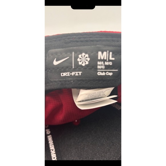 Nike Stanford Cardinal Red Club Cap Adult M L Flex Fit Baseball Hat - Picture 9 of 9